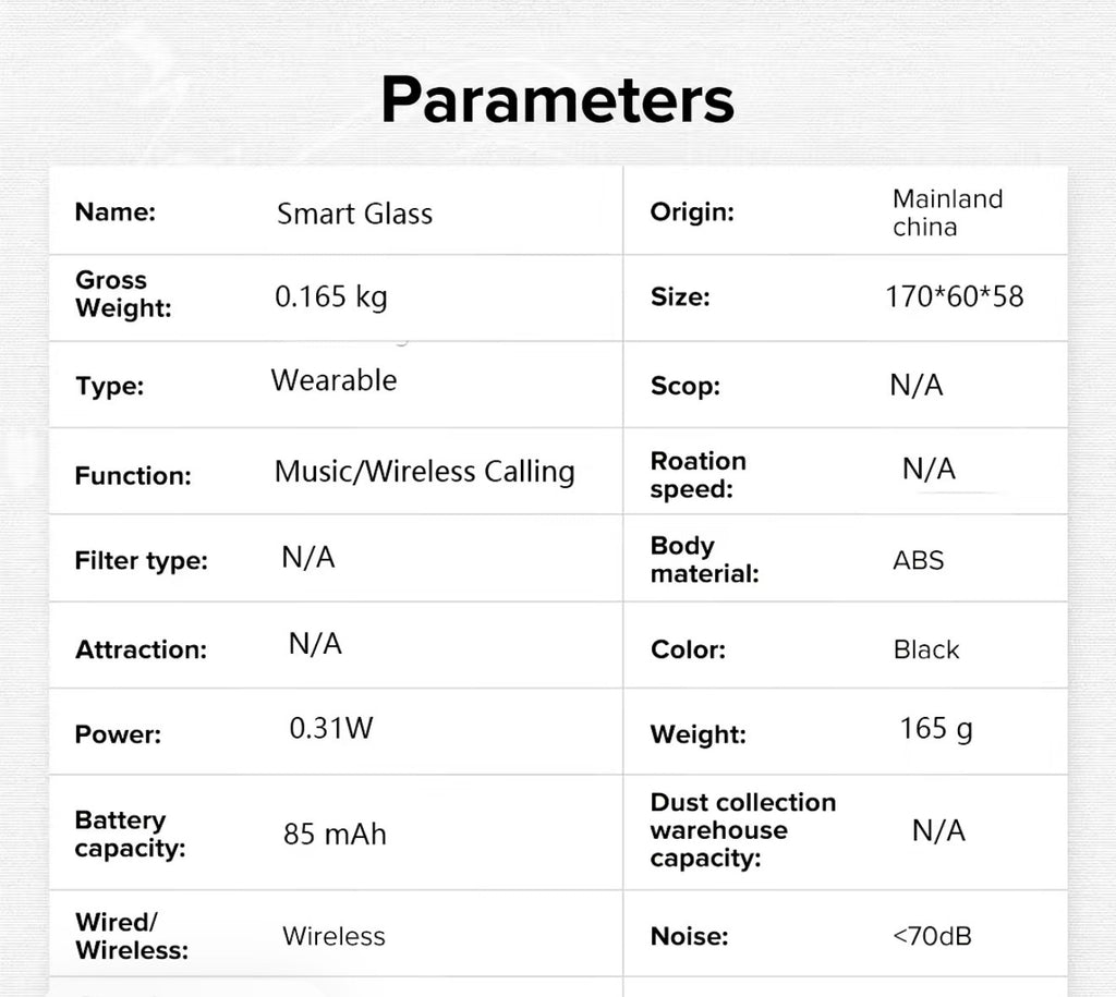 Bluetooth Glasses